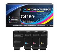 Cartucho Tóner XC4150 Compatible con Lexmark XC4150 24B6519 24B6516 24B6517 24B6518 Alta Capacidad Compatible con Impresoras XC4150