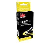 Cartucho Uprint CLI-551XL negro de alta capacidad.