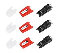 Cartucho y aguja para reproductor de grabación, cartuchos universales de diamante y lápiz capacitivo de repuesto para LP Crosley Ion Jensen Victrola 1byone fonógrafo
