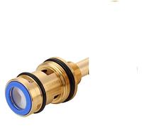 Cartuchopara grifo,Carrete para grifo, Cartucho de grifo mezclador, válvulas de grifo, cartuchos de disco de latón de repuesto, válvula de grifo fría y caliente for grifo de cocina de baño, rojo (colo