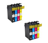 Cartuchos 18XL, Compatible con Epson, XP415 XP302 XP102 | XP202 XP205 XP305 XP402 XP312 XP225 XP212 XP412, T1811 T1814(2 SET)