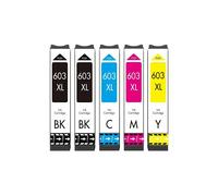 Cartuchos 603XL compatibles con cartuchos de tinta Epson 603 603XL, para Expression Home XP-2100XP-2105XP-3100XP-3105XP-3150XP-4100XP-4105, Workfo