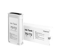 Cartuchos 72, Compatible con HP, T610 T620 T770 | Set de 6 colores 130ml cada uno, T790 T795 T1100 T1120 T1200 T1300 T2300, C9370A C9371A C9372A(Mk)