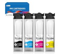 Cartuchos compatibles con Epson T11D1, T11D2, T11D3, T11D4 para Workforce Pro WF-C5390DW