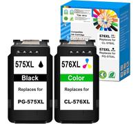 Cartuchos De 575XL 576XL Para Canon Pixma TR4750i TR4751i TS3550i TS3551i Negro