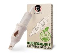 Cartuchos de agujas de tatuaje biodegradables WARRIOR Cartridge Needles ecológico Big Magnum 20 piezas PMU Maquillaje permanente desechable de acero quirúrgico japonés (0.30mm-1011M1)