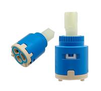 Cartuchos De Cerámica De 25 Mm, Cartucho De Grifo De Cerámica De Una Sola Manija, Cartuchos De Disco De Cerámica De Repuesto Para Ducha De Baño,Pie Plano 25mm