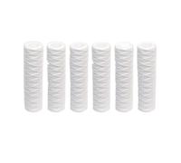 Cartuchos de filtro agua sedimento enrollados en hilo universales 6 piezas for la mayoría las unidades RO 10 pulgadas, 5 micrones - "X 2,5"