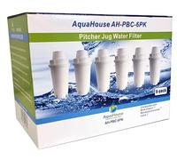 Cartuchos de filtro clásicos y universales AH-PBC AquaHouse compatibles con Brita Classic jarras de agua, 6 unidades