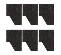 Cartuchos de filtro de acuario de repuesto, para Aqueon, almohadillas de pulido de agua con infusión de carbono compostable respetuoso con el medio ambiente, esponja biodegradable, para (7,6 x 4,7 cm)