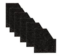 Cartuchos de filtro de acuario de repuesto, para Aqueon, almohadillas de pulido de agua con infusión de carbono compostable respetuoso con el medio ambiente, esponja biodegradable, para (10,2 x 11,1