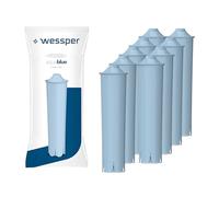 Cartuchos de filtro de agua Wessper para cafetera, cartuchos de filtro para cafeteras automáticas, compatible con Jura 71312 Blue, GIGA, ENA, Micro, IMPRESSA - 9 unidades