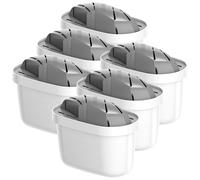 Cartuchos de filtro de agua Wessper para jarra de agua, cartucho de filtro AquaMax Protect reduce agua muy dura, compatible con BRITA Maxtra Plus - 6 unidades