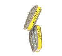 Cartuchos de filtro de carbón activado fáciles de reemplazar, algodón a prueba de polvo para máscara facial 6001, fácil instalación, reemplazo del cartucho de filtro