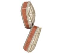 Cartuchos de filtro de carbón activado para cara 6001, ideal para aplicaciones de limpieza de construcción industrial, respirador para pintura