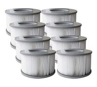 cartuchos de filtro de repuesto para piscinas inflables y jacuzzis, elementos de filtración de agua duraderos para un agua limpia y cristali