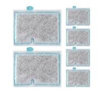 Cartuchos de filtro para peceras - 6 piezas de repuesto pequeño, cartuchos de filtro de repuesto para acuario, purificación profunda y filtración de claridad del agua, medio ambiente saludable para