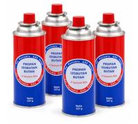 Cartuchos de Gas para Hornillo Portátil Recambios Fáciles de Transportar para Camping Picnic Viajes en Coche y Cocina al Aire Libre Pack de 4 Cartuchos