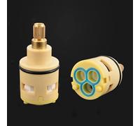 Cartuchos de grifo de 22/24/26mm, válvula de cartucho de disco cerámico para grifos de 33/35/40mm, recambio para grifos monomando de fregadero de cocina, lavabo y ducha de baño (FF-26MM)