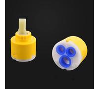 Cartuchos de grifo de 22/24/26mm, válvula de cartucho de disco cerámico para grifos de 33/35/40mm, recambio para grifos monomando de fregadero de cocina, lavabo y ducha de baño (TT-40MM)