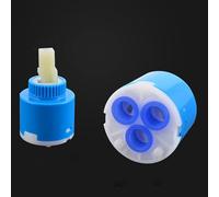 Cartuchos de grifo de 22/24/26mm, válvula de cartucho de disco cerámico para grifos de 33/35/40mm, recambio para grifos monomando de fregadero de cocina, lavabo y ducha de baño (NN-35MM)
