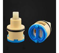 Cartuchos de grifo de 22/24/26mm, válvula de cartucho de disco cerámico para grifos de 33/35/40mm, recambio para grifos monomando de fregadero de cocina, lavabo y ducha de baño (AA-22MM)