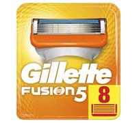 Cartuchos de recambio de 5 cuchillas para maquinillas de afeitar Gillette Fusion - Pack de 8 cuchillas