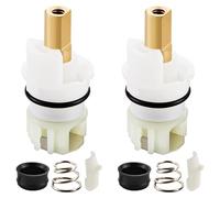 Cartuchos de repuesto de vástago de grifo con asiento de goma y resorte para tina, fregadero, ducha, cartuchos de vástago de repuesto