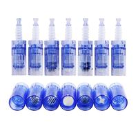 Cartuchos de repuesto para bolígrafo de microagujas A6 de 12 pines, para bolígrafo de microagujas Dr.pen, modelo A6, cartuchos de repuesto desechables con punta de bayoneta 10 unidades