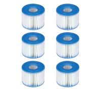 Cartuchos de repuesto para filtros de piscina y spa Intex 29001E PureSpa Tipo S1 Easy Set (6 filtros)