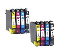 Cartuchos de Tinta 39XL T39XL 39 T39 C13T04L192 compatibles con impresoras XP-2105 XP-4105, Juego de 4 tintas de Color, Negro, Cian, Magenta(8pcs 2set)