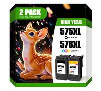 Cartuchos de tinta 575 576, PG-575 XL CL-576 XL de repuesto para color 575XL 576XL para Canon TS3550i TS3750i TS3551i TS3751i TR4750i TR4751i TR4755i TR4756i