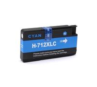 Cartuchos de Tinta 712XL compatibles con HP DesignJet T210 T230 | T250 T650 T630, 3ED71A 3ED67A, XL Capacidad(C)