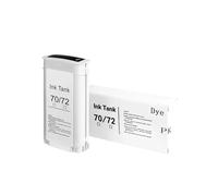 Cartuchos de Tinta 72 6 Colores, Compatible con HP | T610 T620 T770 T790 T795 T1100 T1120 T1200 T1300, 130 ml cada uno, con chip(Photo Black)