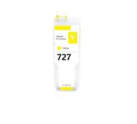 Cartuchos de Tinta 727, Compatible con HP, T920 T930 T1500 | T1530 T2500 T2530, 300ML, juego de 6 colores, vacíos, con chip permanente, F9J76A F9J77A(1PC Yellow)