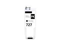 Cartuchos de Tinta 727, Compatible con HP, T920 T930 T1500 | T1530 T2500 T2530, 300ML, juego de 6 colores, vacíos, con chip permanente, F9J76A F9J77A(1PC PBK)