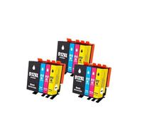 Cartuchos de Tinta 912XL 4 uds, Compatible con HP, 8010 8012 8015 | OfficeJet 8013 8014 8017 8018; OfficeJet Pro 8020 8022 8023 8024 8025 8026 8028 8035(912XL 3SET)