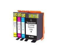 Cartuchos de Tinta 912XL, Compatible con HP, 8010 8012 8013 | Paquete de 4 para 8014 8015 8017 8018 8020 8022 8023 8024 8025 8026 8028 8035 e Series impresoras