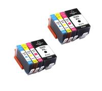 Cartuchos de Tinta 920XL Paquete 4, Compatible con HP, 6000 6500 | 6500A, 7000, 7500, 7500A, negro 50ml, cian magenta amarillo 16ml, con chip, 4 colores(920XL-2set)