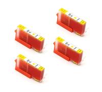 Cartuchos de Tinta 920XL Paquete 4, Compatible con HP, 6000 6500 | 6500A, 7000, 7500, 7500A, negro 50ml, cian magenta amarillo 16ml, con chip, 4 colores(4pcs-Yellow)