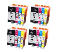 Cartuchos de Tinta 934XL y 935XL de Alto Rendimiento, Paquete XL for impresoras HP OfficeJet Pro 6812, 6815, 6820, 6830, 6835 y 6230.(4set 16pcs)
