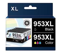 Cartuchos de tinta 953 XL 953XL para cartuchos de tinta HP 953XL, no afectados por la actualización, funciona para impresora HP Officejet Pro 7720 7730 7740 8210 8710 8720 8725 8730 8740 (1BK 1CY 1MG