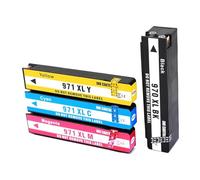 Cartuchos de Tinta 970XL y 971XL de Repuesto for HP 970 y 971. Compatibles con Las impresoras Officejet Pro X476dw, X451dw, X576dw, X551dw y N625.(970XL 971XL 1set)