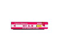 Cartuchos de Tinta 991 991X compatibles con HP PageWide 750dw 777z | 772dn 774dn 774dns 779dn 779dns, Inyección de tinta en color(Magenta)