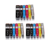 Cartuchos de Tinta CLI526 PGI525, compatibles con Canon | Impresora MG5150 MG5250 MG6150 MG8150 MX885 MG5350 IP4850 Ix6550(3Set)