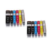 Cartuchos de Tinta CLI526 PGI525, compatibles con Canon | Impresora MG5150 MG5250 MG6150 MG8150 MX885 MG5350 IP4850 Ix6550(2Set)