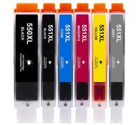 Cartuchos de tinta compatibles 550 551 XL para Canon PGI-550 CLI-551 para Pixma IP7250