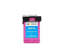 Cartuchos de Tinta compatibles 652XL para Deskjet 1118 2135 2136 2138 3635 3636 Cartucho de Tinta HP652 de Repuesto(1C)