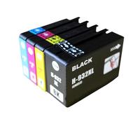 Cartuchos de Tinta compatibles 932 933 Hp932XL Hp933XL Negro Cian Magenta Amarillo Media Kit Combo Pack D8J69FN(4PK-BK C M Y)