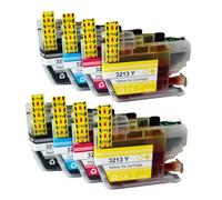 Cartuchos de Tinta compatibles C-AAP LC-3211 LC-3213 for impresoras B-Other MFC-J890DW, MFC-J895DW y DCP-J772DW y DCP-J774DW(8pk-2BK 2C2M2Y)